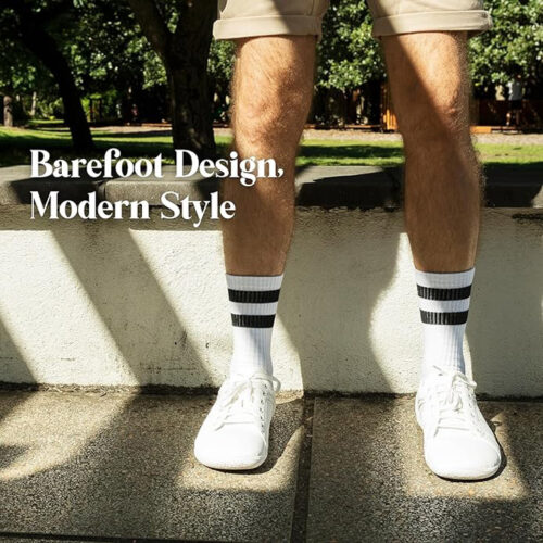 Original Path Mens Barefoot Shoes White Sneaker